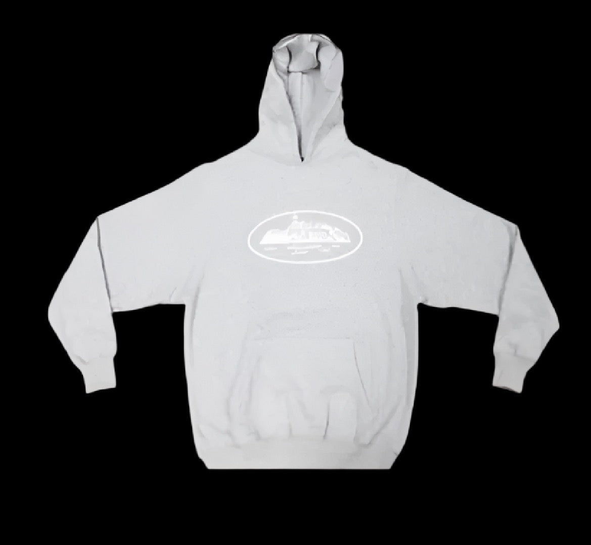 Corteiz Alcatraz Grey Hoodie