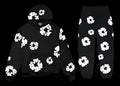 Denim Tears The Cotton Wreath Set Black