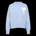 AMI Paris Sweater Light Blue
