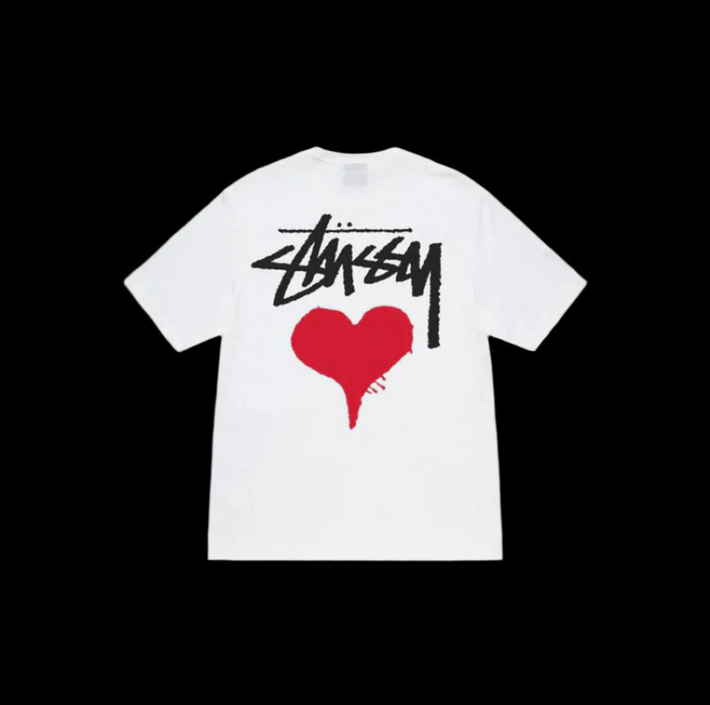 Stussy heart T-shirts