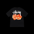 Stussy diceroll t-shirt "Black/Orange"