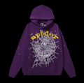 Sp5der Hoodie Purple