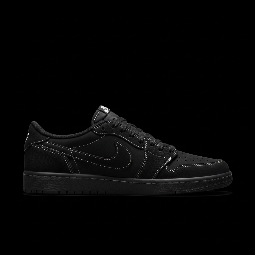 Air Jordan 1 Low x Travis Scott Black Phantom