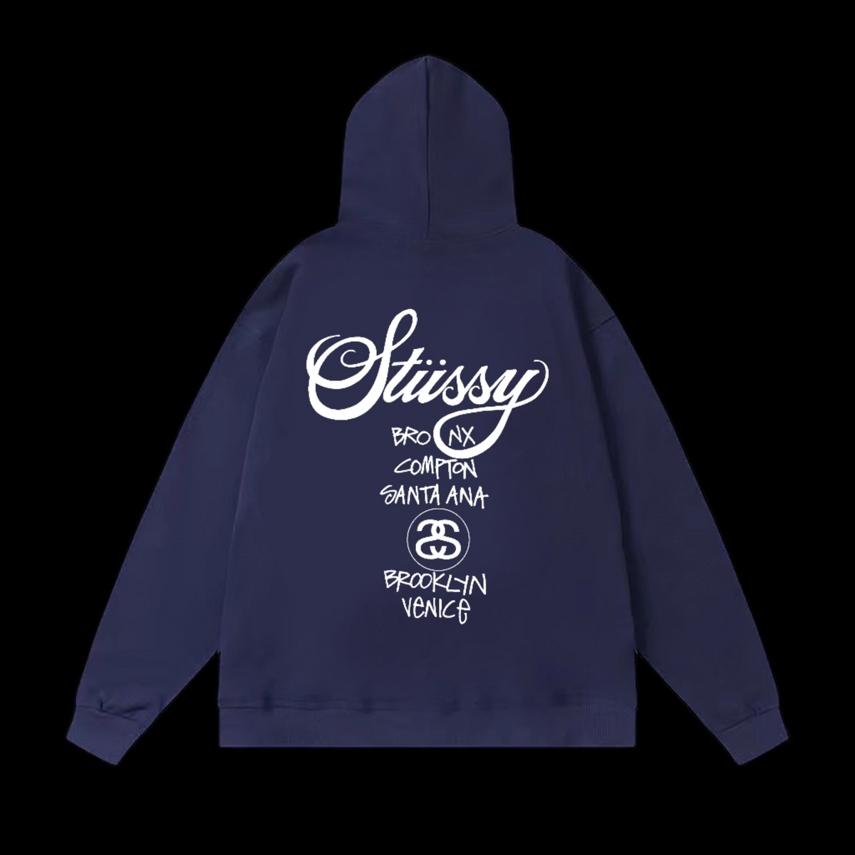 Stussy fancy hoodie 'navy'